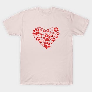 A puppy steals your heart away (Red) T-Shirt